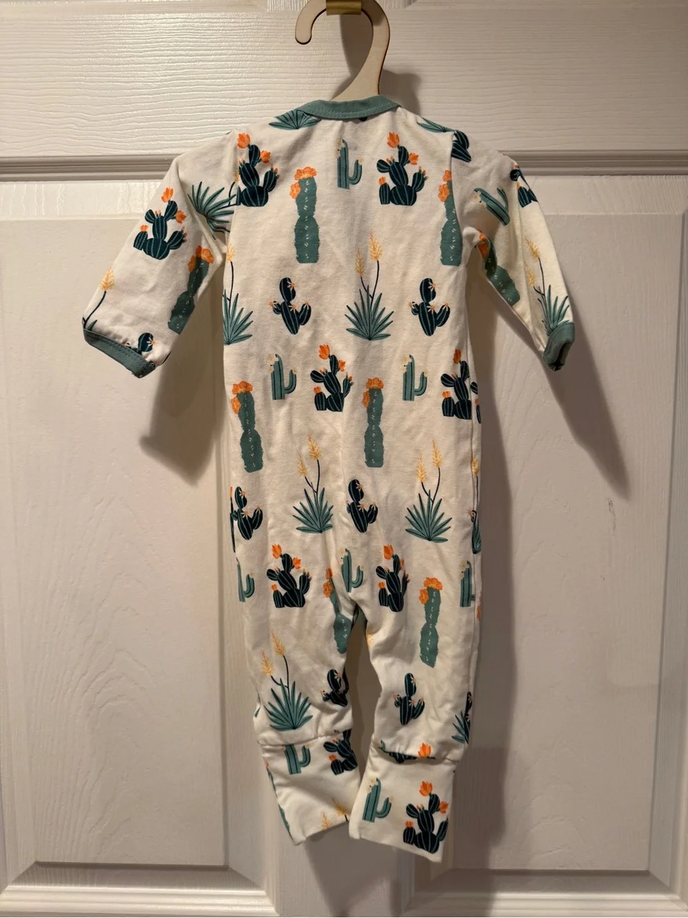 Monica + Andy Cactus One-Piece Footed Sleep & Play Pajamas 0-3M